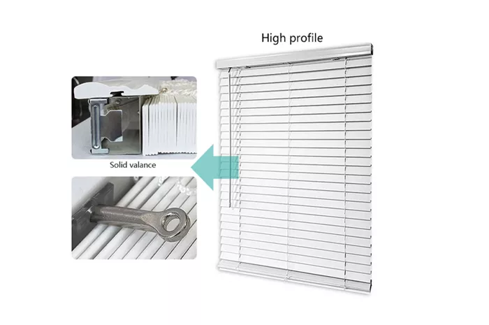 High Profile Faux Wood Venetian Blinds